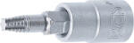 BGS technic Technic Csavarkiszedő-behajtófej négyszögletű behajtófej 6, 3 mm (1/4") hibás T-profilhoz (Torx) T20 (BGS-7098-T20) (BGS-7098-T20)