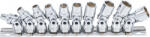 BGS technic Technic Csuklós dugókulcskészlet 6, 3 mm (1/4") 5 - 13 mm 10 darabos (BGS-220) (BGS-220)