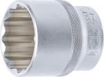 BGS technic Technic Dugókulcs, tizenkétszögletű 12, 5 mm (1/2") 32 mm (BGS-10647) (BGS-10647)