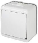 GAO Aquastar 1 pólusú kapcsoló jelzőfényes, IP54, fehér (22281) (GAO-22281)