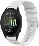  WAVY Curea din silicon pentru Garmin Forerunner 165 Music white