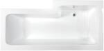 M-Acryl Linea kád 150x70/85 + Activ 12 fúvókás pneumatikus hidromasszázs, balos
