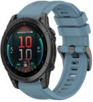  SILICONE Cserélhető szíj Garmin Fenix E 47mm kék