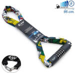  Számzáras rollerzár (5 digites, graffiti mintás szövet)