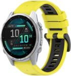  SPORT Cserélhető szilikon szíj Garmin Fenix 8 43mm sárga-fekete