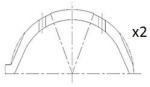 FAI AutoParts Saiba distantier, arbore cotit FAI AutoParts BT3009-STD (BT3009-STD)