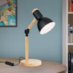 ORION Veioza/Lampa de birou reglabila ANIKA lemn/negru (LA 4-1220 Holz/schwarz OR)