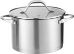 Zilan Oala inox Zilan ZLN1351 - 3L, 20cm, capac sticla, compatibila inductie/ gaz/ electric, masina spalat (ZLN1351)