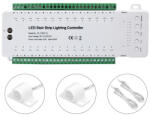 24LED Controler scara 28 canale. 12-24V 240W + 2 Detectoare PIR