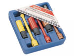 Genius Tools set de chei pneumatice cu cap + tija, metrice 1 2 , 6 piese (CW-406M) (MK-CW-406M) Set capete bit, chei tubulare