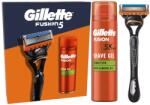 Gillette Set cadou Gillette Fusion5: Aparat de ras + Gel de ras Fusion Ultra Sensitive, 200 ml (8700216075329)