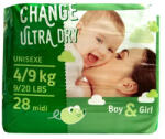 CHANGE pelenka Ultra dry (3-as) 4 - 9 kg (28 db/cs) - babybear