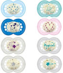 MAM Játszócumi Night, Világítós, dupla szilikon lapított (méret: 2) 6+ hó (2 db/cs) - babybear