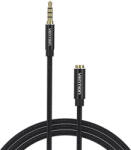 Vention Kábel Audio TRRS 3.5mm férfi 3.5mm női Vention BHCBJ 5m Fekete (BHCBJ)