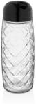 LUXPLASTIC IRIS C-00441 Round Crystal üveg tároló 1.600ml, fekete vagy elfántcsont színű (C-00441) - bestbyte