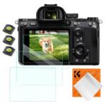 K&F Concept kijelzővédő üvegfólia 3db + vízszint jelző és 1db törlőkendő (KF-2194)