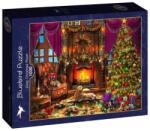 Bluebird Puzzle 1000 db-os puzzle - Cosy Christmas Room (90699) (90699)