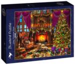 Bluebird Puzzle 2000 db-os puzzle - Cosy Christmas Room (90700) (90700)