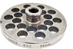 Reber Sita inox AISI 420, TC32 nr. 32, gauri de 14 mm, pentru masina de tocat carne, 4754 A Reber RBR322601 (RBR322601)