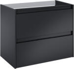 Roca Alpine dulap 45.2x78.5x59 cm sub chiuveta pe perete negru A857865532 (A857865532)