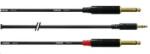 Cordial CFY 1, 5 WPP Y-adapter 3.5mm Jack apa -> 2x 6.3mm Jack mono apa