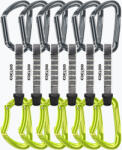 EDELRID Expressz garnitúra mászáshoz EDELRID Pure 6 db 10 cm slate/oasis