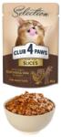 CLUB 4 PAWS selection macskaeledel csirke & borjú szószban 12x80g