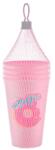 LUXPLASTIC IRIS L-00732 Lemonade 4 darabos pohár szett 4*450ml, sárga, kék vagy rózsaszín (L-00732) - officedepot