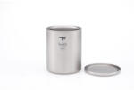 Keith Titanium Double-Wall Tit. Mug 450 ml Цвят: сив