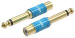 Vention Adapter Audio 6.35mm male to RCA female Vention VDD-C03 blue (VDD-C03)