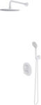 Omnires Y zuhany készlet beépített termosztáttal trópusi zuhany opcióval fehér SYSYT05WM (SYSYT05WM)