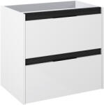 Roca Alpine szekrény 45.2x68.5x59 cm mosdókagyló alá akasztható fehér-fekete A857864606 (A857864606)