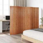 vidaXL barna bambusz térelválasztó 165 x 250 cm (376992)