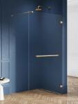 NEW TRENDY Avexa Gold Brushed zuhanykabin fal walk-in 50 cm arany csiszolt/átlátszó üveg EXK-7032 (EXK7032)