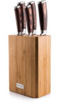 G21 Set de cuțite Gourmet Nature G21, 5 bucăți, suport de bambus (6002218) - efistore - 317,99 RON
