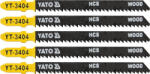 Yato Pânză de ferăstrău YATO Copy T10TPI 100/2, 5 mm HCS (5 buc) (YT-3404) | YATO Lama fierastrau pendular YATO tip T 100mm HCS 10TPI lemn 5pcs (YT-3404)