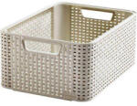 Keter Keter Cutie de depozitare Curver RATTAN Style2 , crem mediu