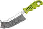 Extol Craft EXTOL perie de sârmă, curbată, mâner din plastic; oțel inoxidabil, 24cm, 30mm lungime