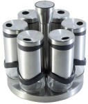 Berlingerhaus Set 6 recipiente pentru condimente 120 ml si suport rotativ din otel inoxidabil Spiceholders Berlinger Haus BH 1991 (BH/1991) - efistore - 162,99 RON Solnita condimente