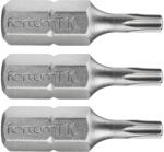 Fortum Vârf TORX, 3 buc, oțel S2; T 10x25mm, pe blistere - efistore Set capete bit, chei tubulare