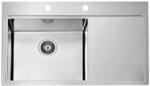 Alveus Pure acél mosogató 86x52.5 cm acél 1149517 (1149517)