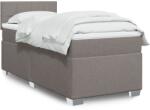 vidaXL tópszínű szövet rugós ágy matraccal 80 x 200 cm (3288019)