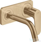 Hansgrohe AXOR Citterio M falsík alatti mosdó csaptelep 16, 7 cm-es kifolyóval, szálcsiszolt bronz 34112140 (34112140)