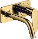 Hansgrohe AXOR Citterio M falsík alatti mosdó csaptelep 16, 7 cm-es kifolyóval, polírozott arany hatású 34112990 (34112990)