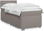 vidaXL tópszínű szövet rugós ágy matraccal 80 x 200 cm (3285733)