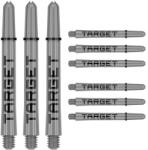 Target Dart szár hosszú Target Pro Grip Tag 48mm, szürke-fekete multi-pack