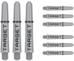 Target Dart szár rövid Target Pro Grip Tag 34mm, szürke-fekete multi-pack