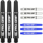 Target Dart szár közepes Target Pro Grip 41mm, fekete-fehér-kék multi-pack