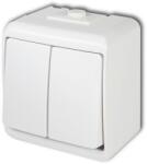 GAO Aquastar csillárkapcsoló, jelzőfényes IP54, fehér (22231) (GAO-22231)