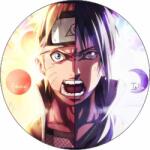 Pictu Hap Ehető papír Naruto Ashura/Indra 19, 5 cm - Pictu Hap (pic9000811_kruh)